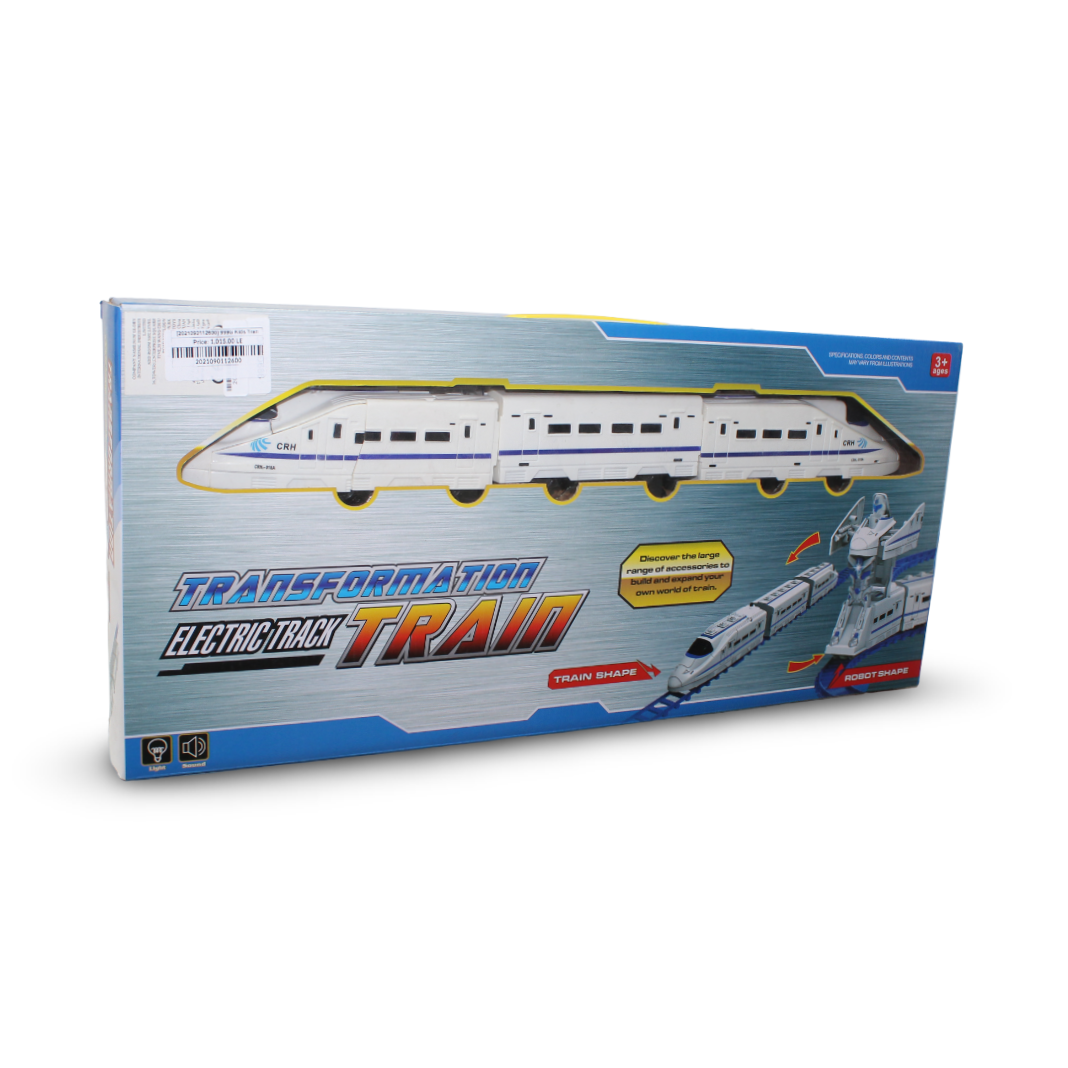 Transformation Electric Track Train 2-in-1 Toy Set