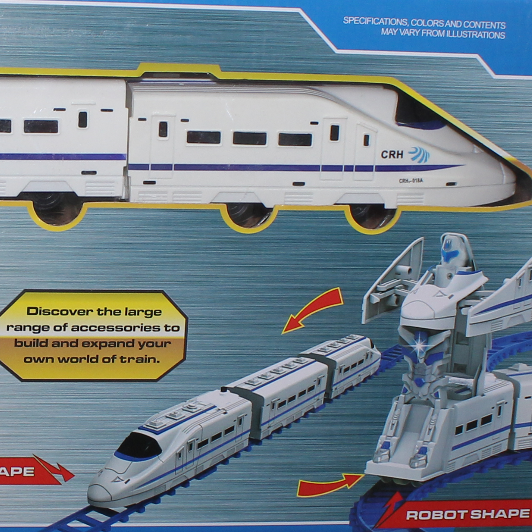 Transformation Electric Track Train 2-in-1 Toy Set