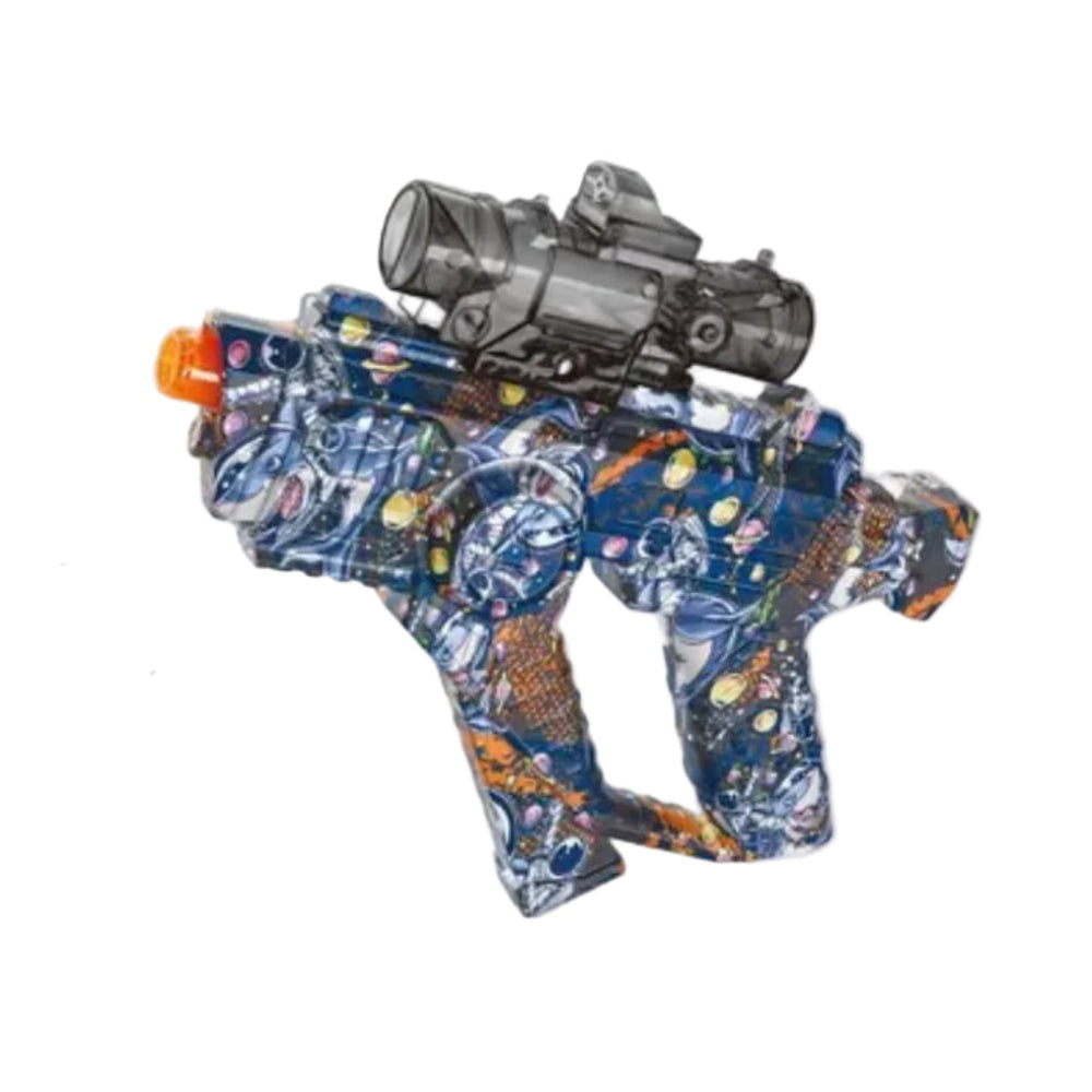Shooting Elite Toy Gun 2-in-1 Water Beads and Soft Bullets – Camouflage Blue - Toys