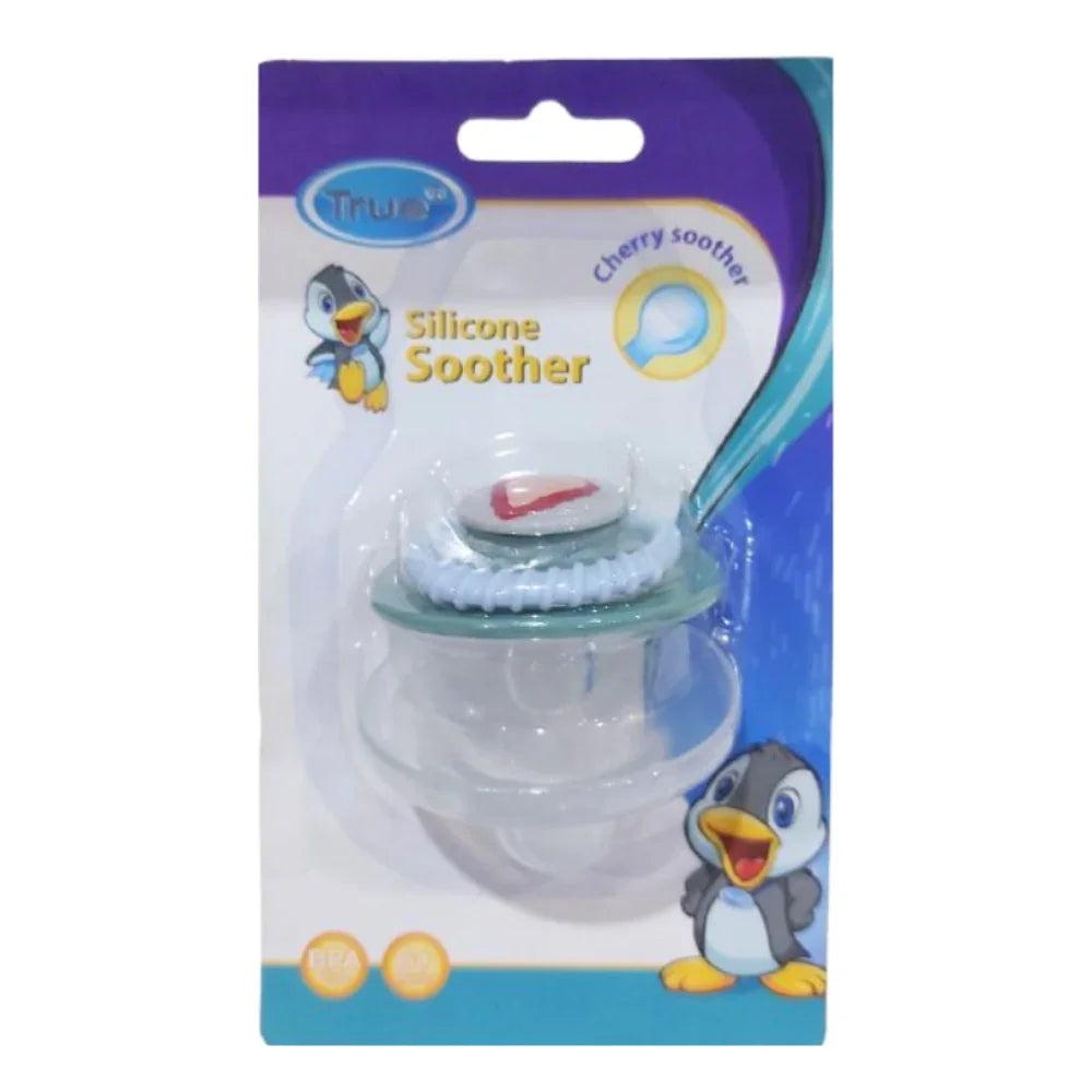 True Silicone Cherry Soother 6m+ - Baby Essentials