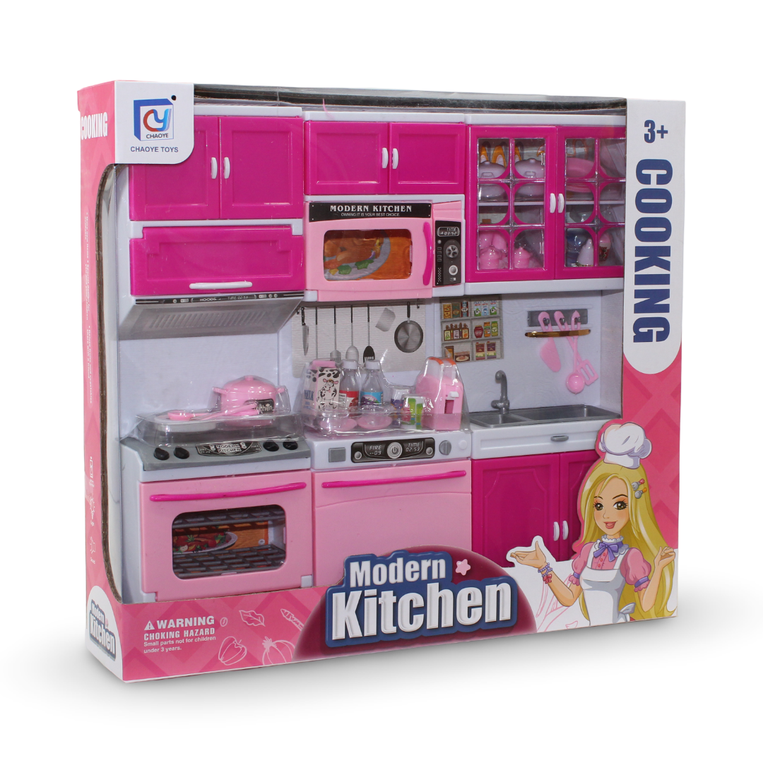Chaoye Toys Modern Kitchen Doll Set