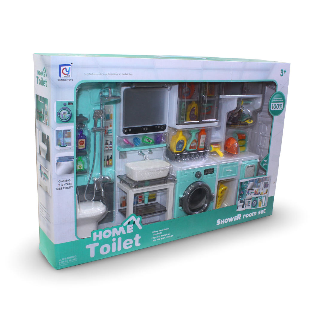 Chaoye Toys Bathroom Playhouse 4-in-1 Toy Set