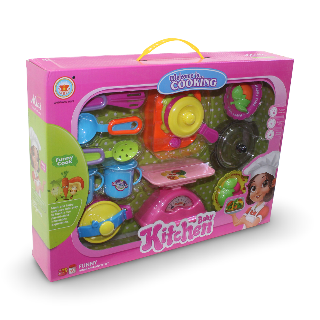 Zhenyang Toys Baby Kitchen Cooking Set