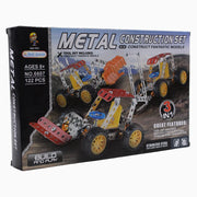 3-in-1 Metal Construction Set - 122 Pcs