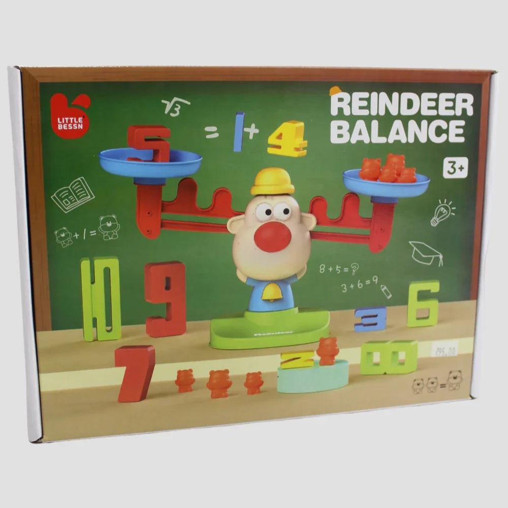 Reindeer-Shaped Balance Toy – Fun & Educational!