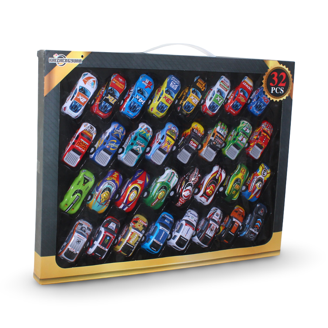 Collection of Assorted Mini Racing Cars – 32 Pcs - Toys - OKO