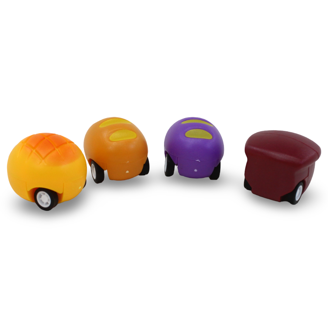 Pull Back Pan Bread Toy Cars (1 Pcs)