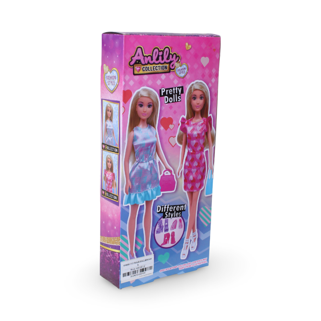 Anlily Fashion Style Doll with Accessories Set