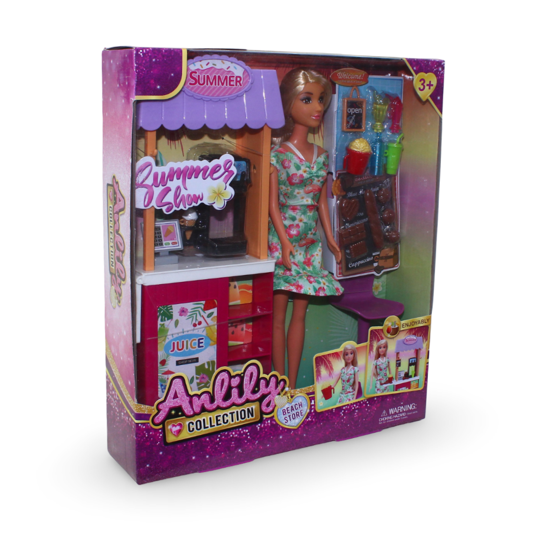 Anlily Collection Summer Show Beach Store Doll Set - Toys