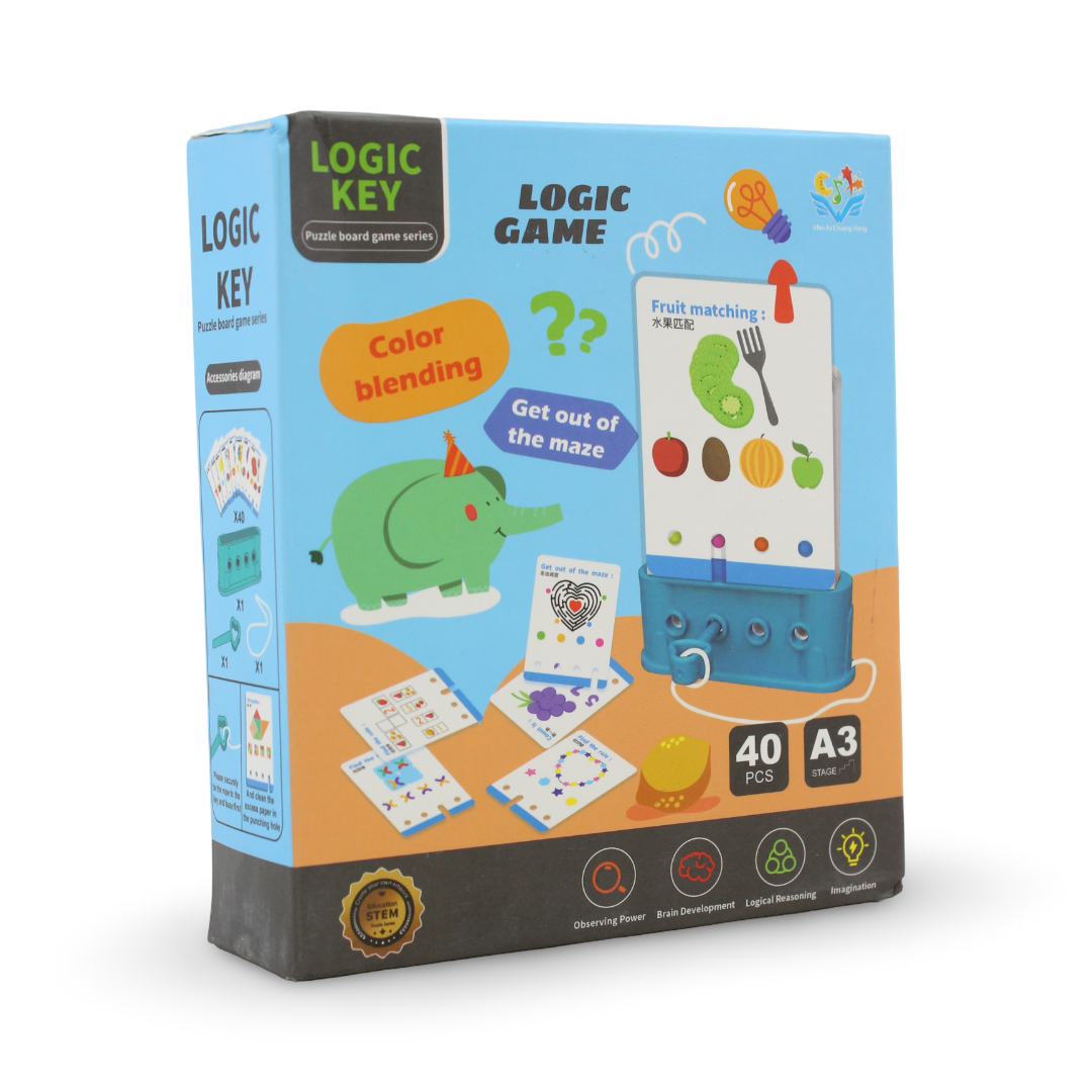 Logic Key Game A3 – 40 Pcs - Toys - OKO