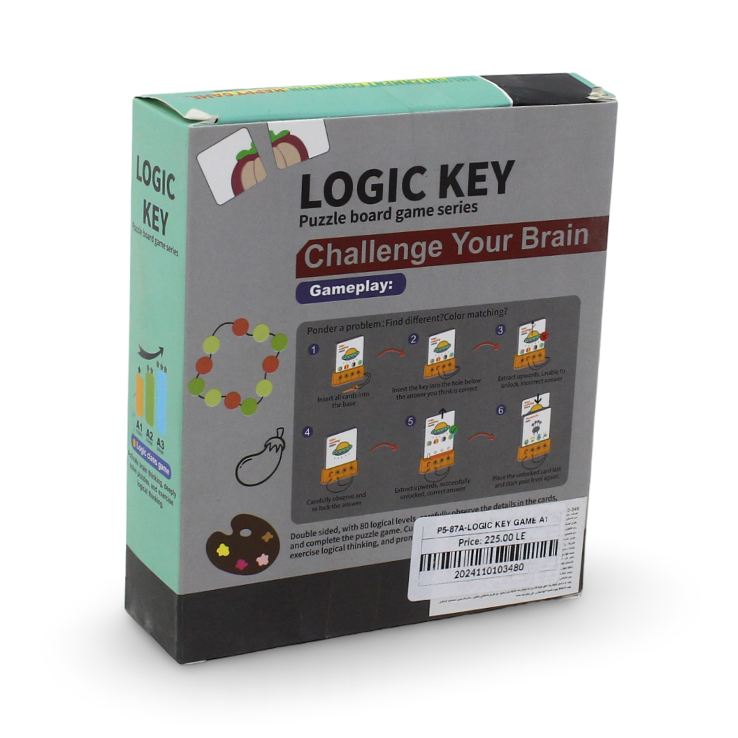 Logic Key Puzzle Board Game A1 – 40 Pcs