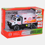 Ambulance with Sound and Light – Action-Packed Playtime (White)