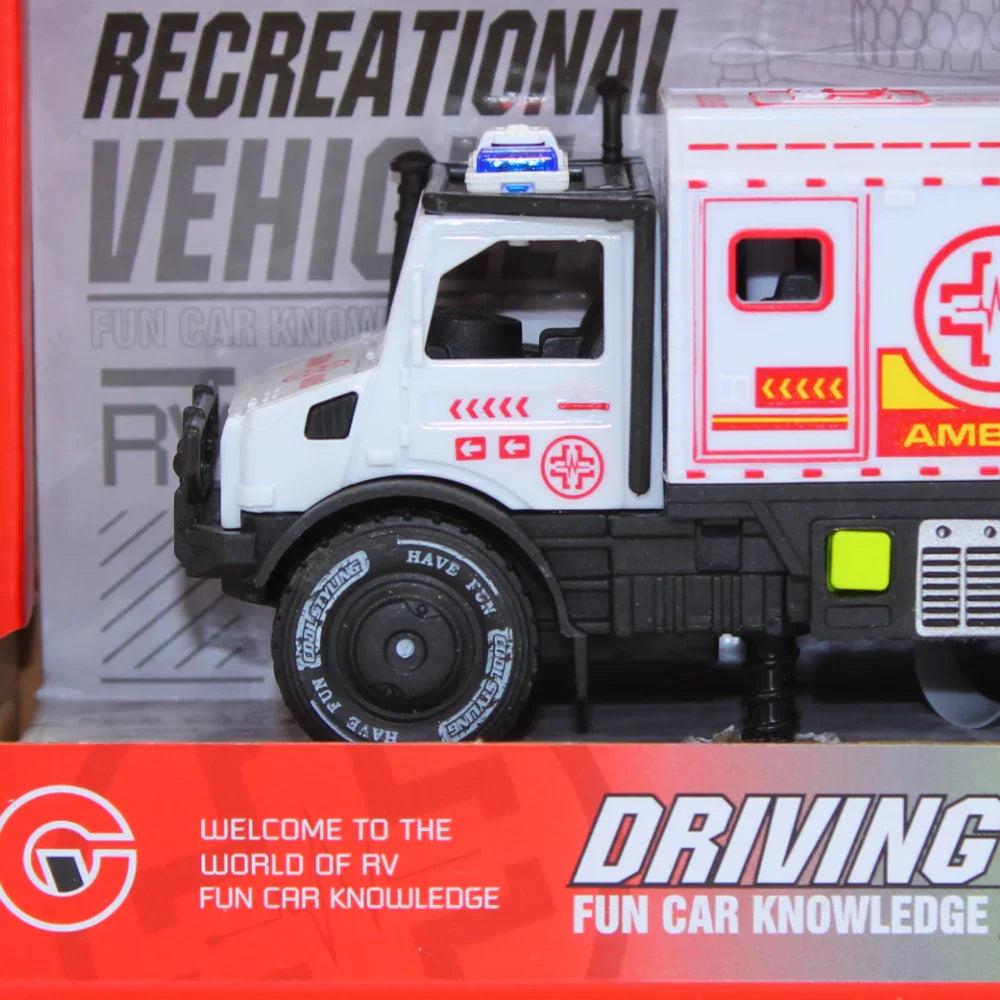 Ambulance with Sound and Light – Action-Packed Playtime (White)