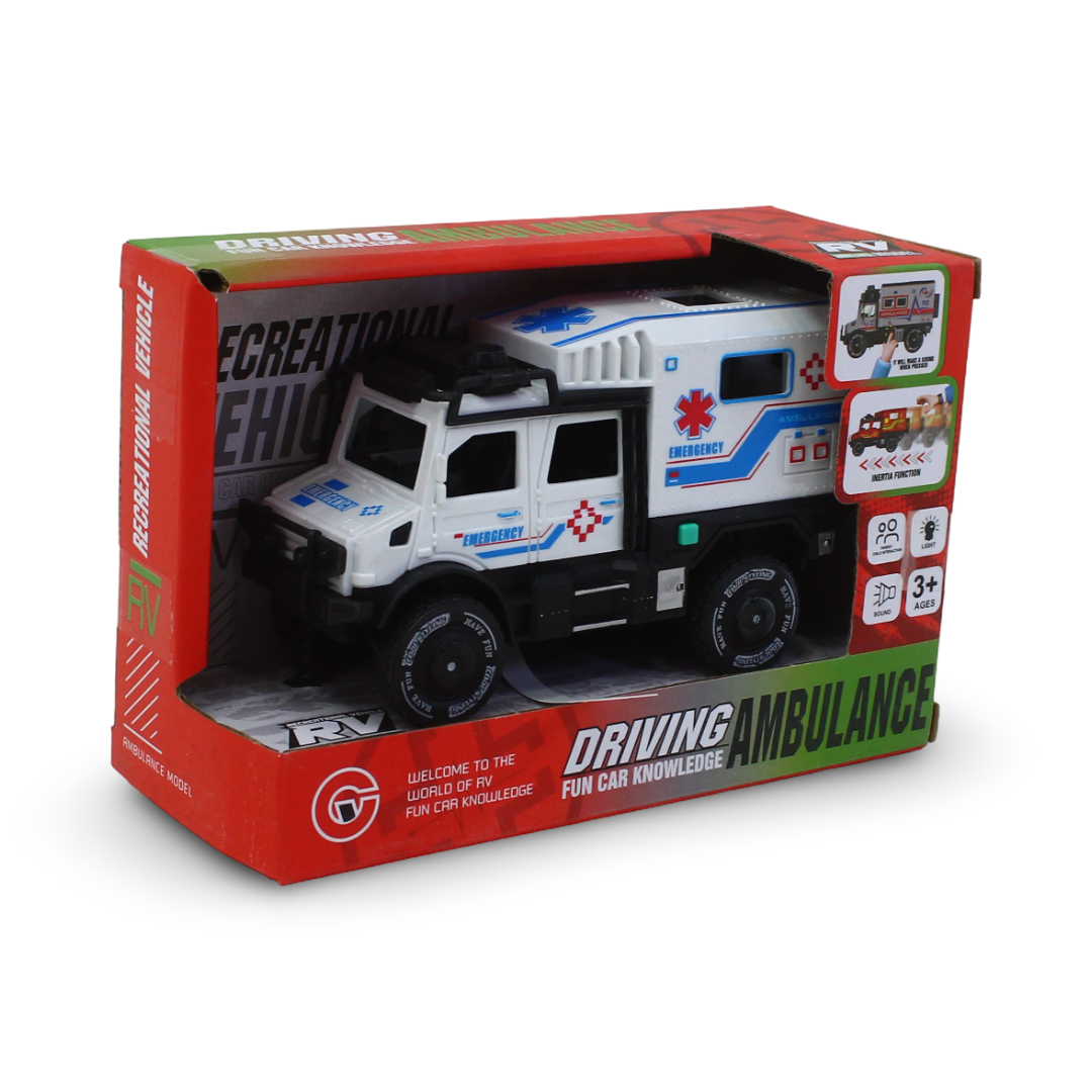 Driving Fun Car Knowledge Ambulance Toy - Toys - OKO