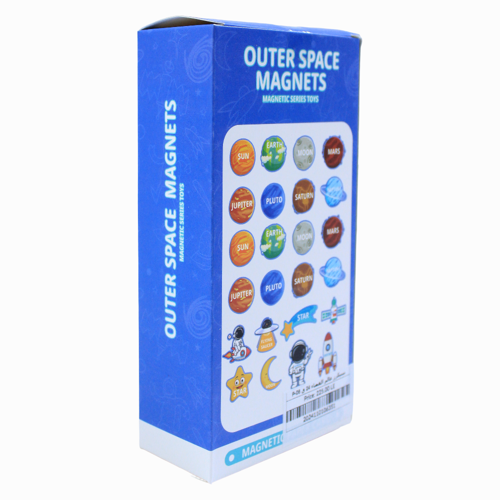 Outer Space Fridge Magnets – 24 Pieces