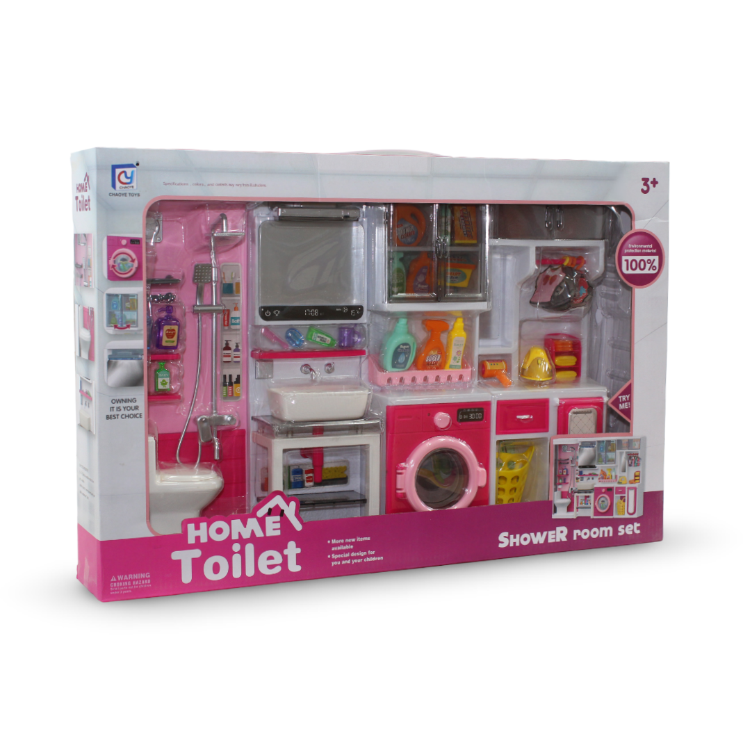 Chaoye Toys Home Toilet Doll House playset