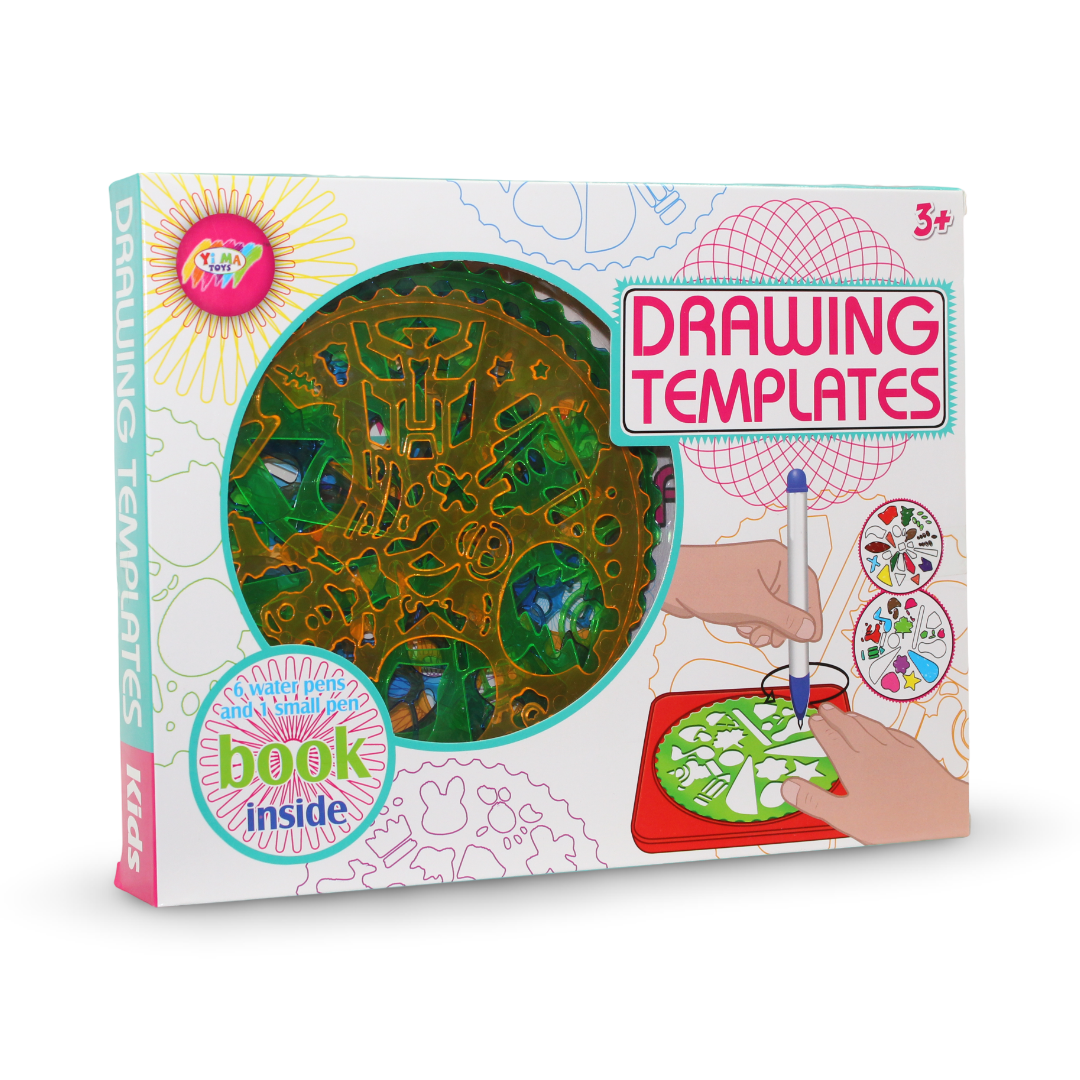 Yi-Ma Toys Drawing Templates Set