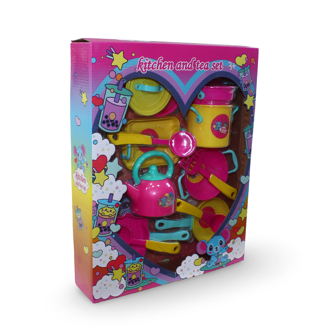 Kitchen and Tea Set - Toys - OKO