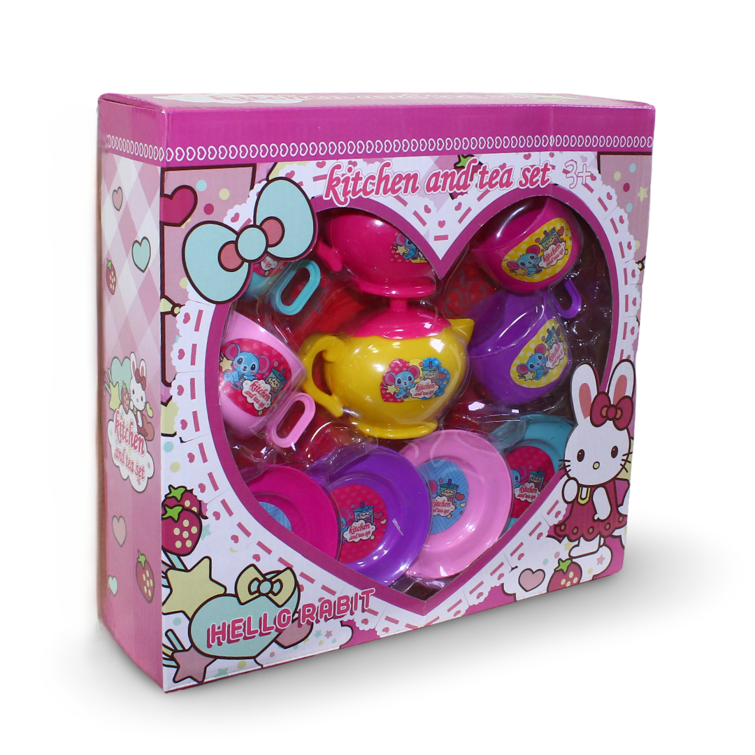 "Hello Rabit" Plastic Kitchen and Tea Set - Toys - OKO