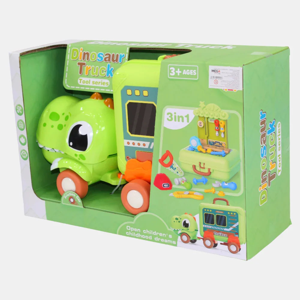 Dinosaur Truck Deformation Workshop – Pretend Play Tool Set - Toys - OKO
