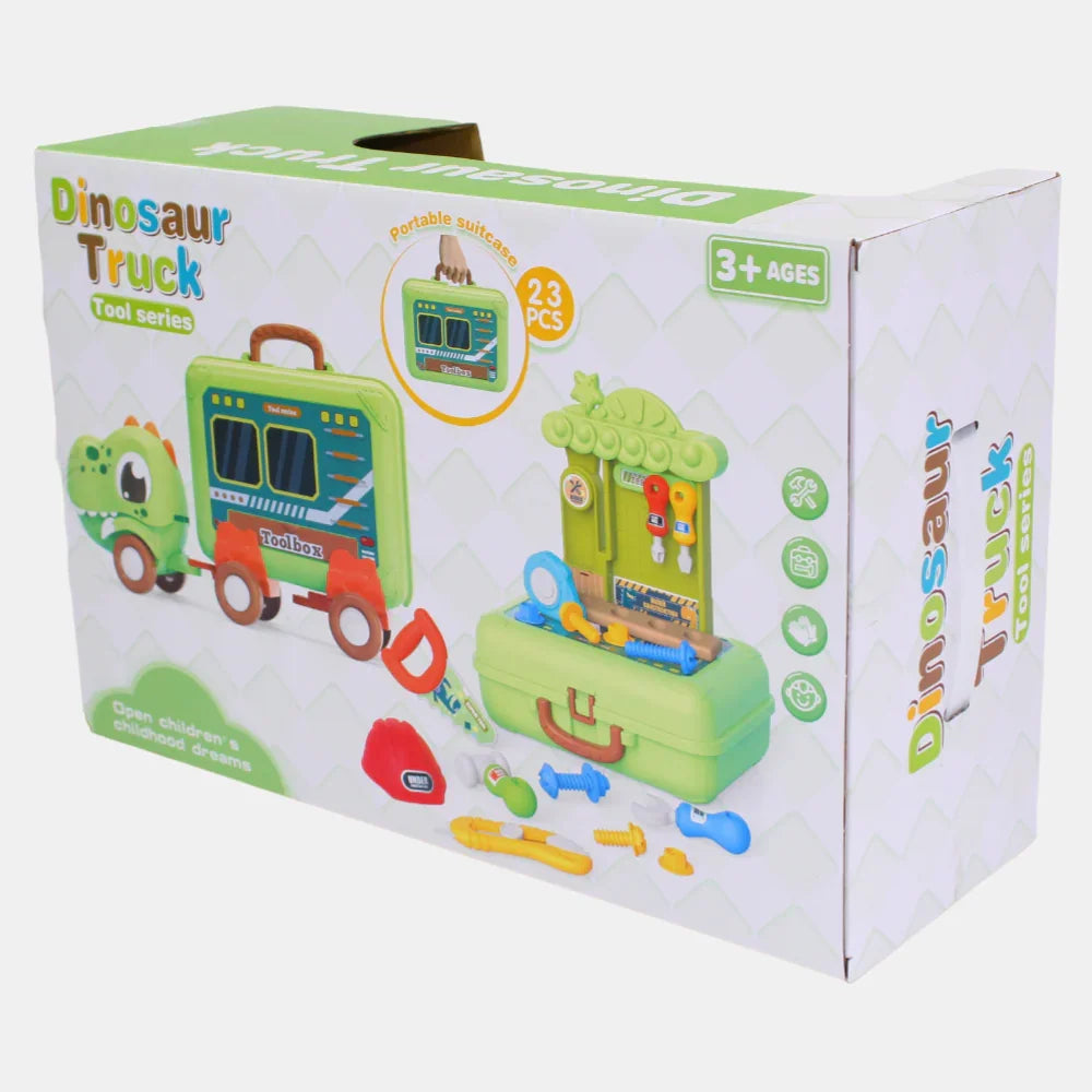 Dinosaur Truck Deformation Workshop – Pretend Play Tool Set