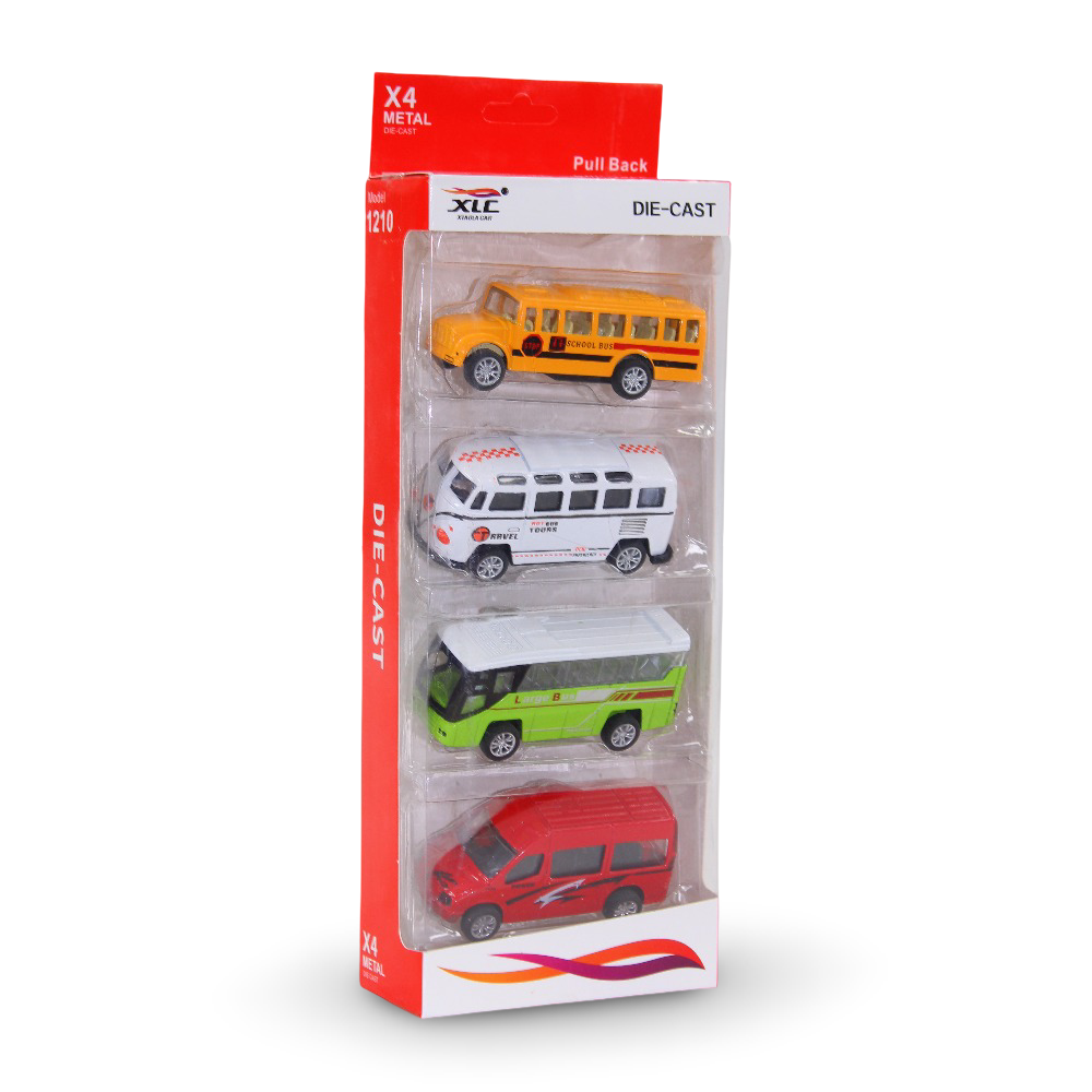 Metal Die-Cast Pull Back Vehicles