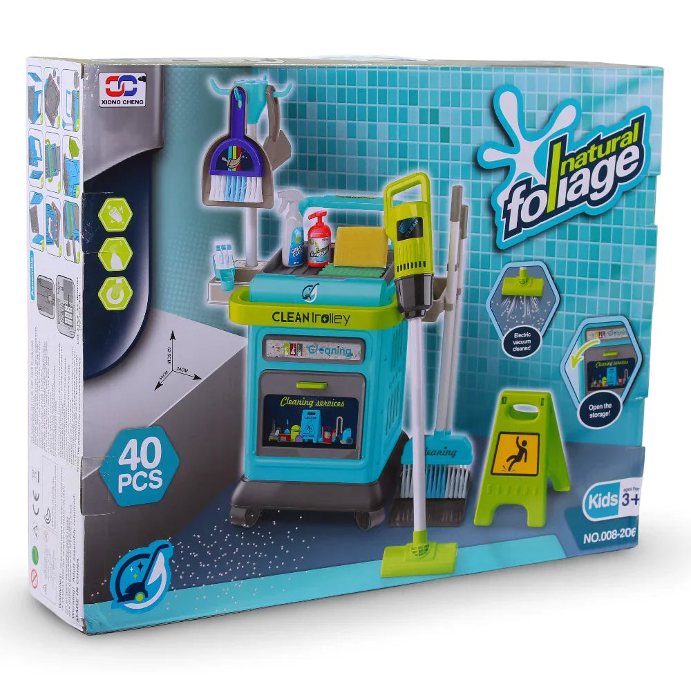 Natural Foliage Cleaning Play Set – 40 Pieces