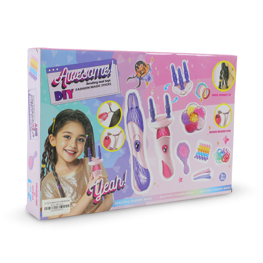 Awesome DIY 2-in-1 Hair Braider and Beading Kit
