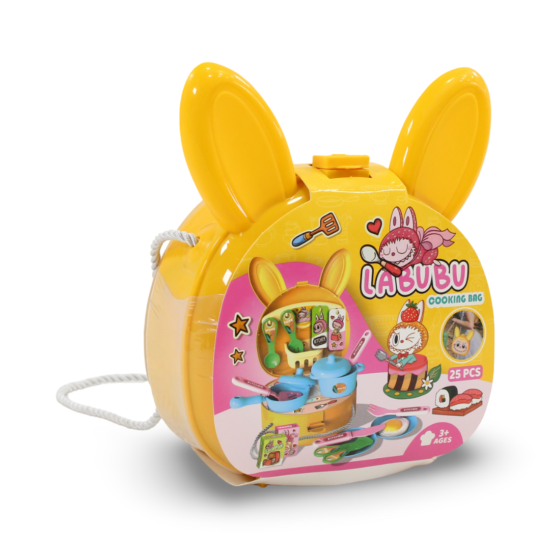 Labubu Cooking Bag Playset – 25 Pcs - Toys - OKO