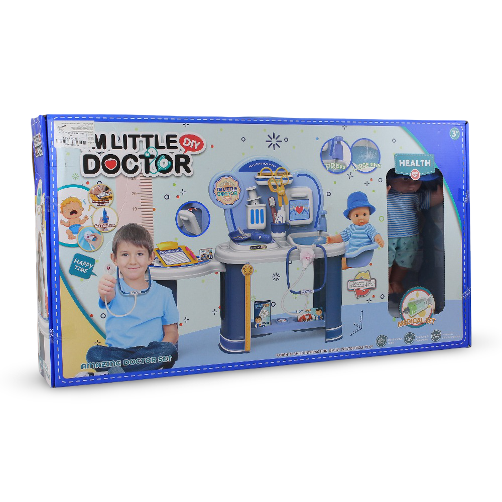 Doctor Play Set with Station and Doll - Toys - OKO