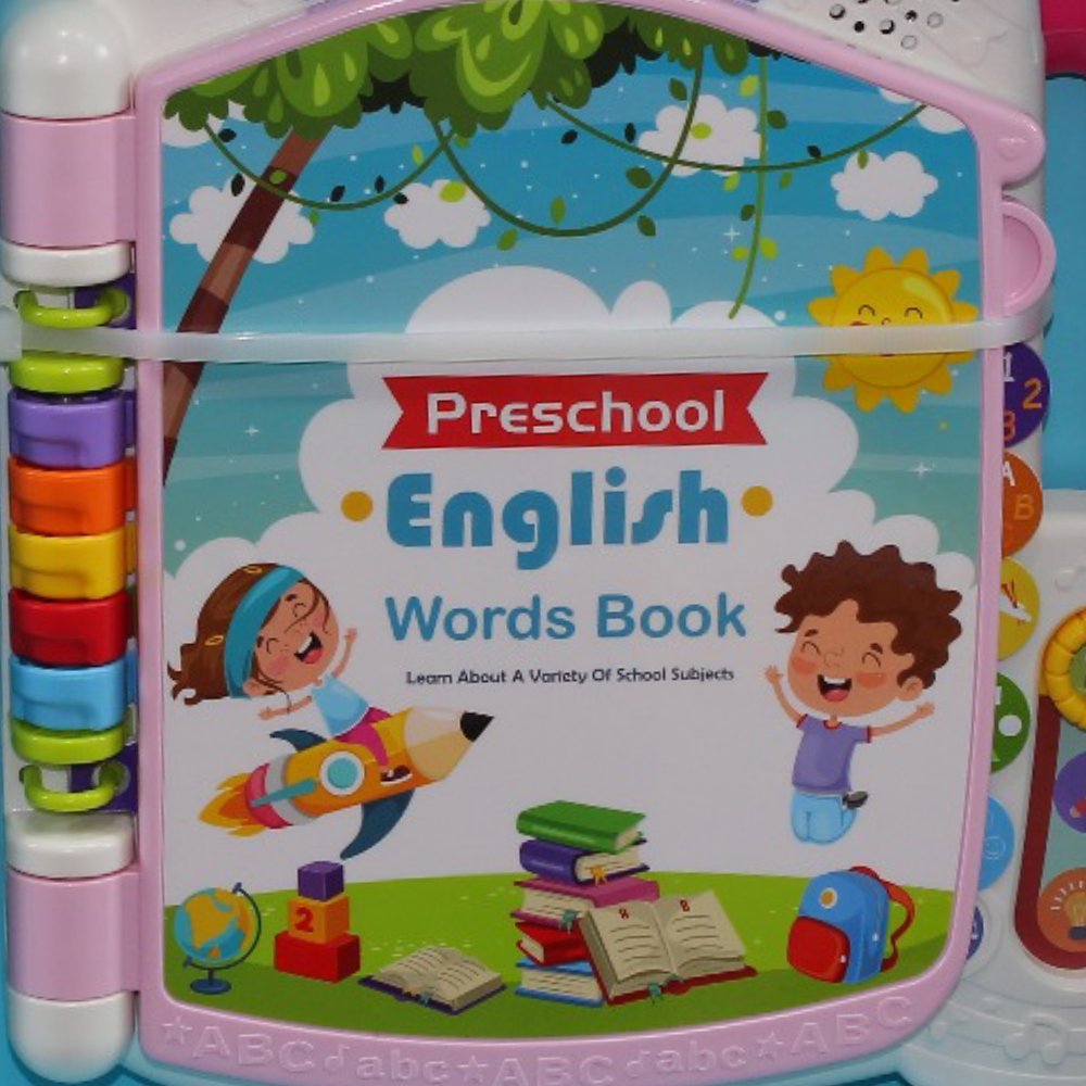 كتاب كلمات إنجليزي تفاعلي تعليمي لمرحلة ما قبل المدرسة