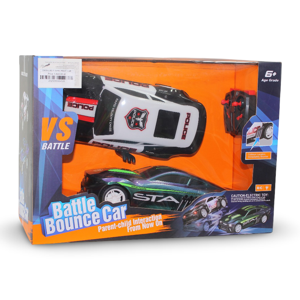 Battle Bounce Remote Control Fight Cars – 1:18 Scale - Toys - OKO