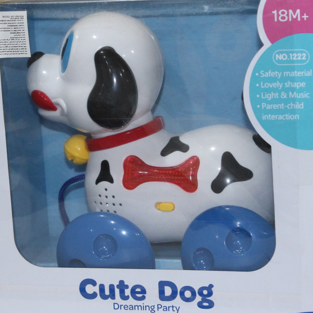 Cute Dog Dreaming Party Pull-along Toy