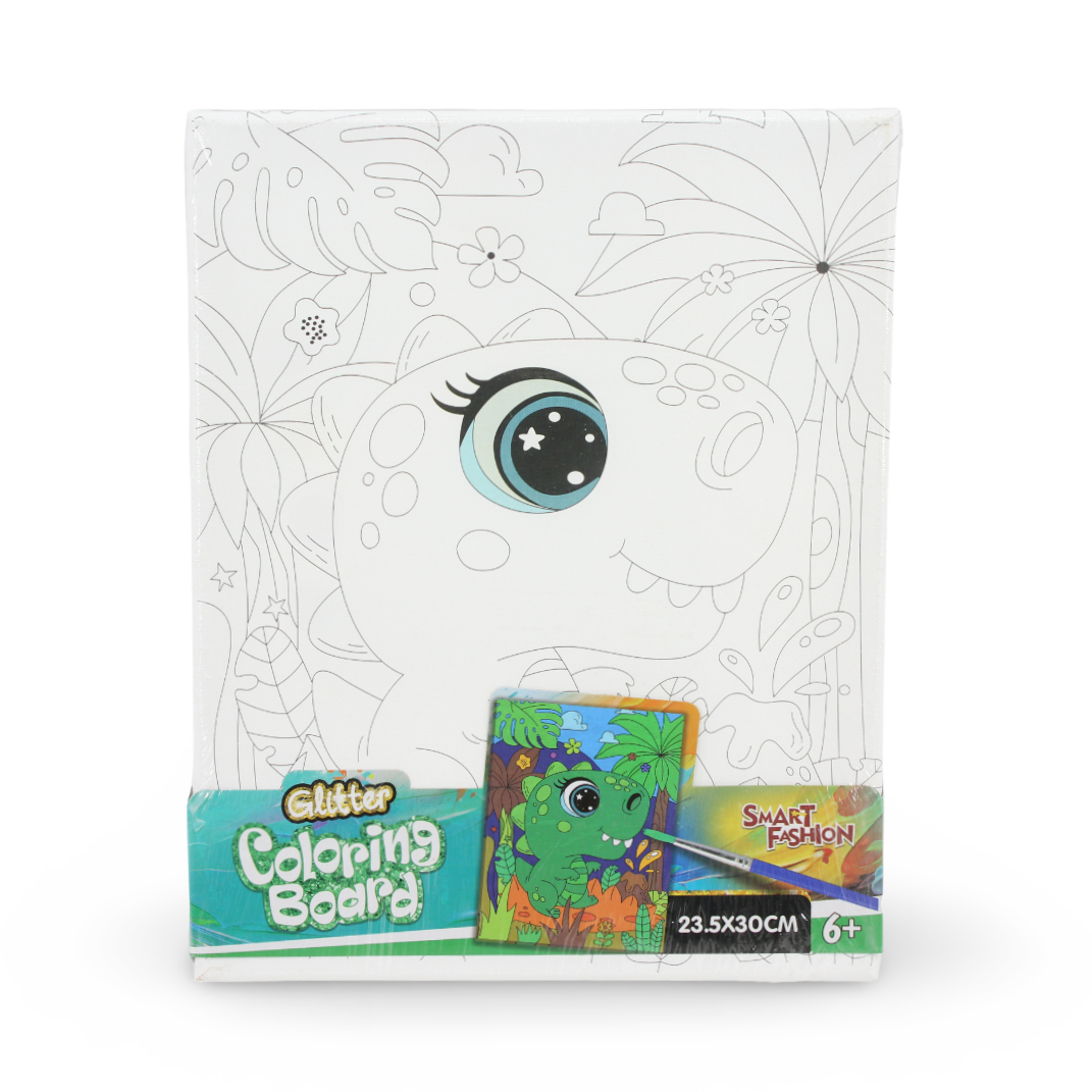 Smart Fashion Glitter Coloring Board 23.5x30 cm - Toys - OKO