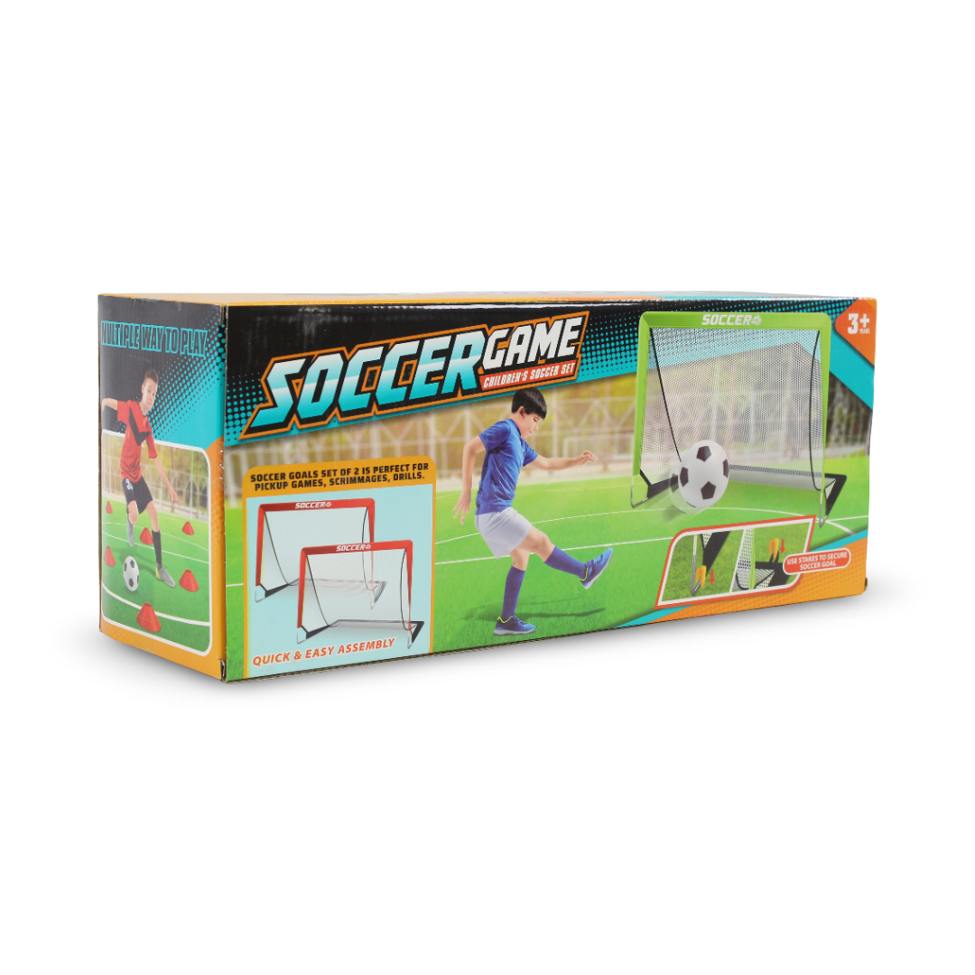Soccer Game Set Football Goal