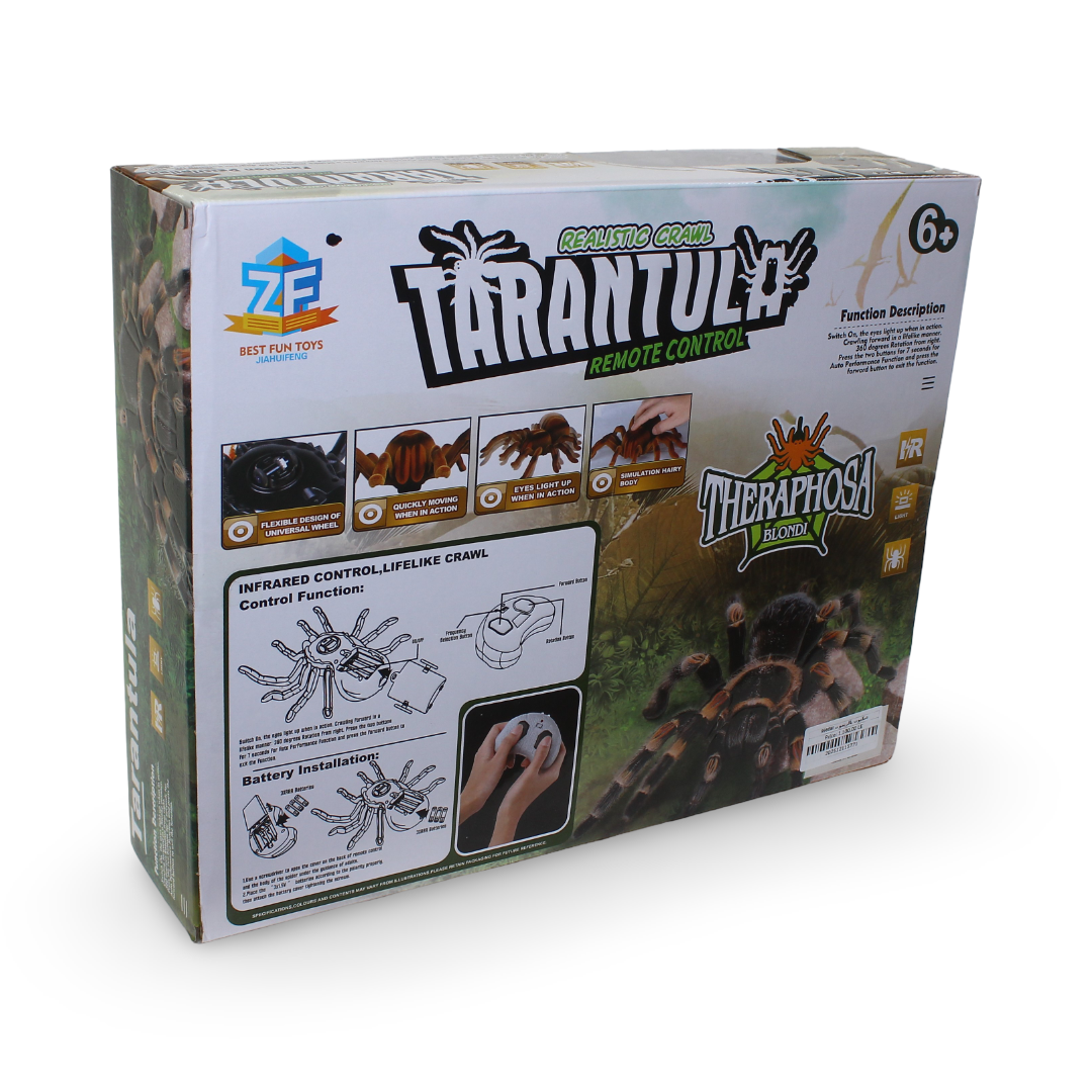 ZF Remote Controlled Realistic Brown Tarantula Spider