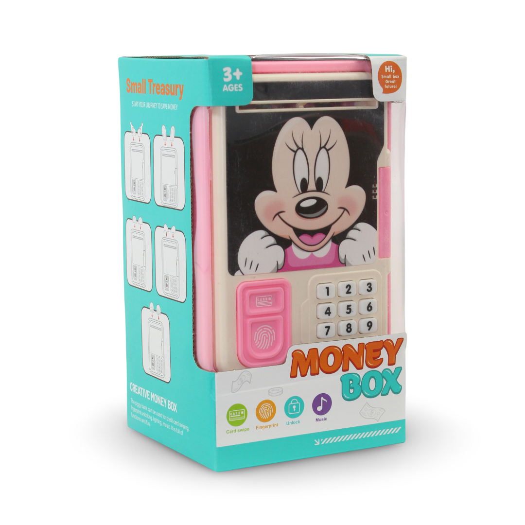 Minnie Mouse Electronic Children's Piggy Bank + Fingerprint - Toys - OKO