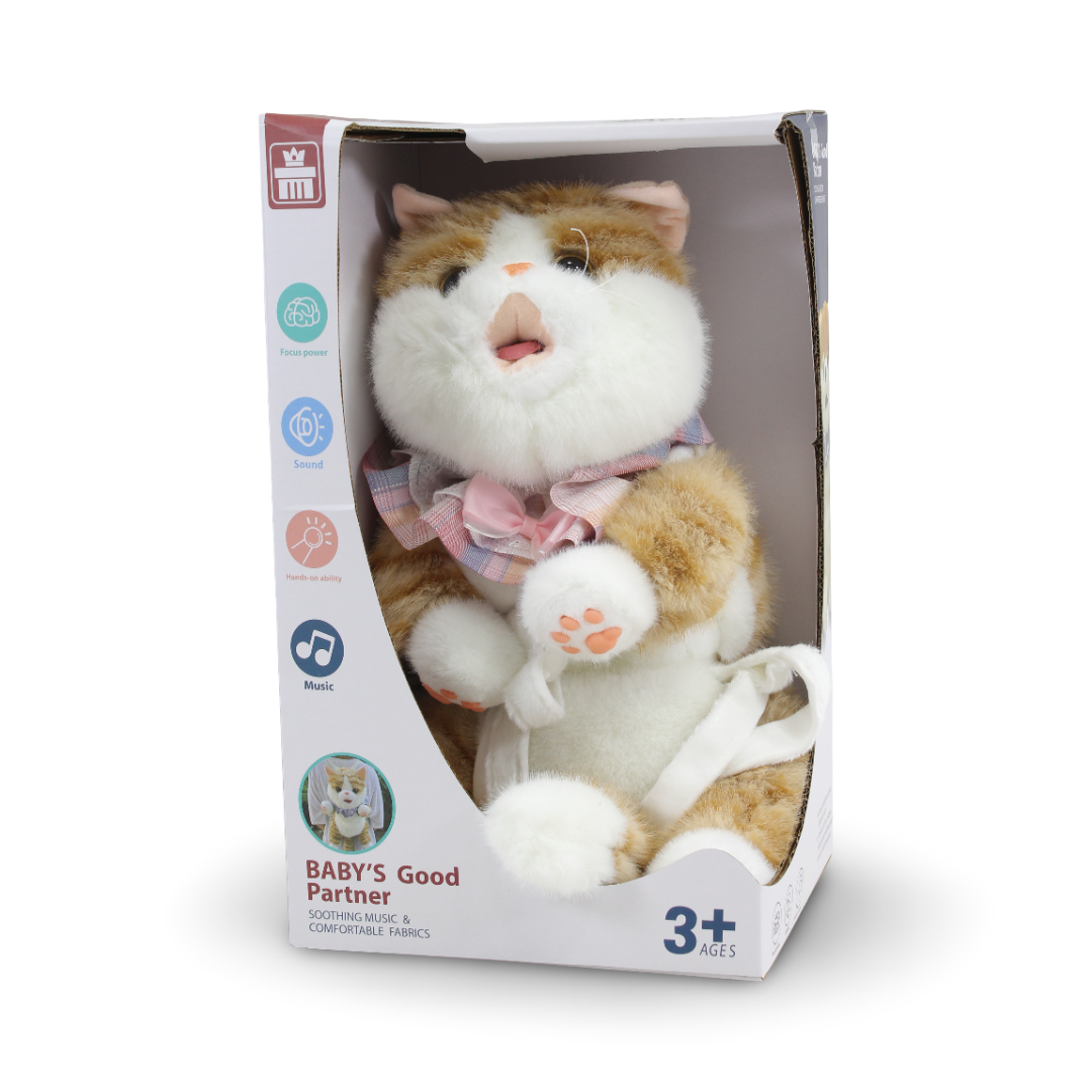 Cat Plush "Baby's Good Partner"