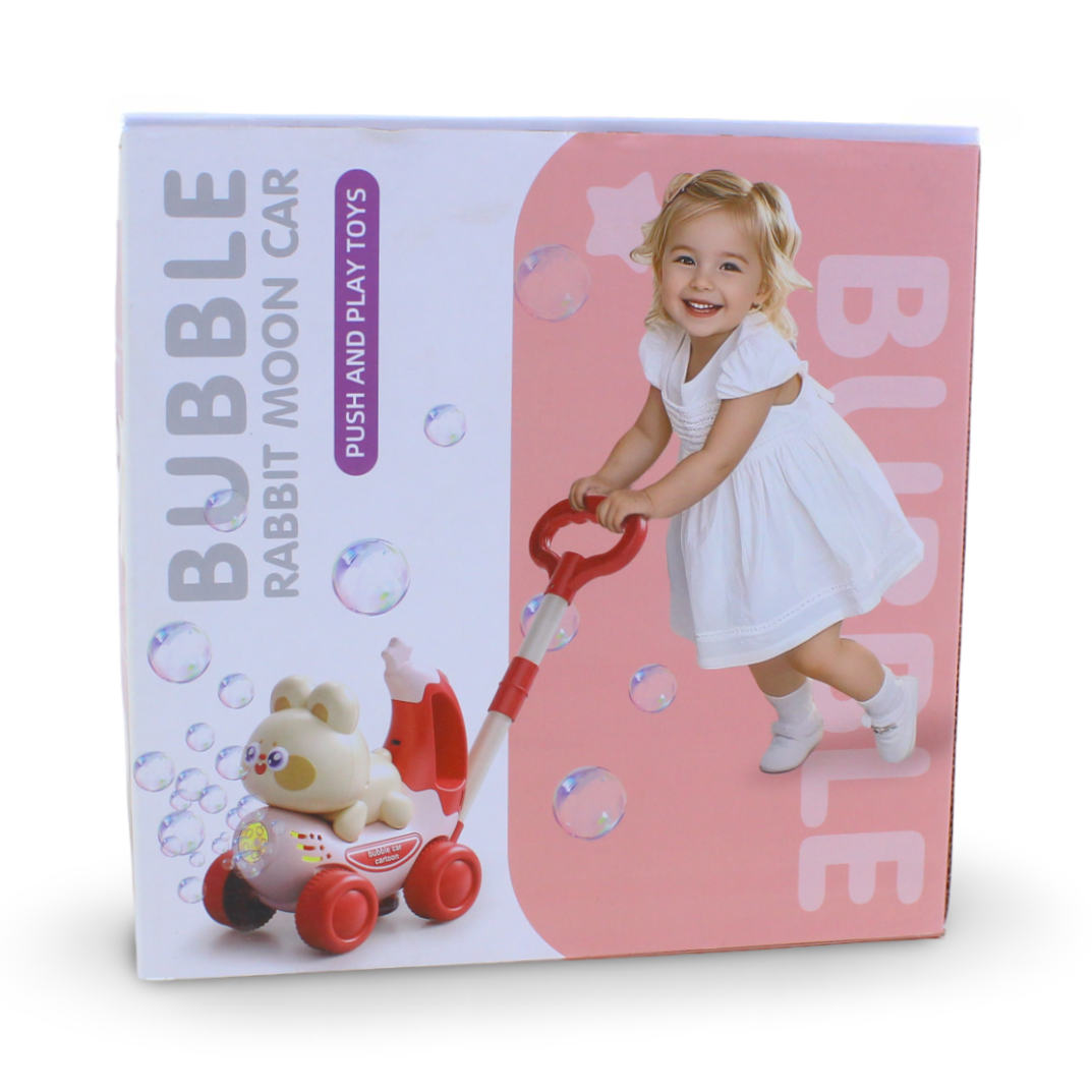 Bubble Rabbit Push and Play Toy