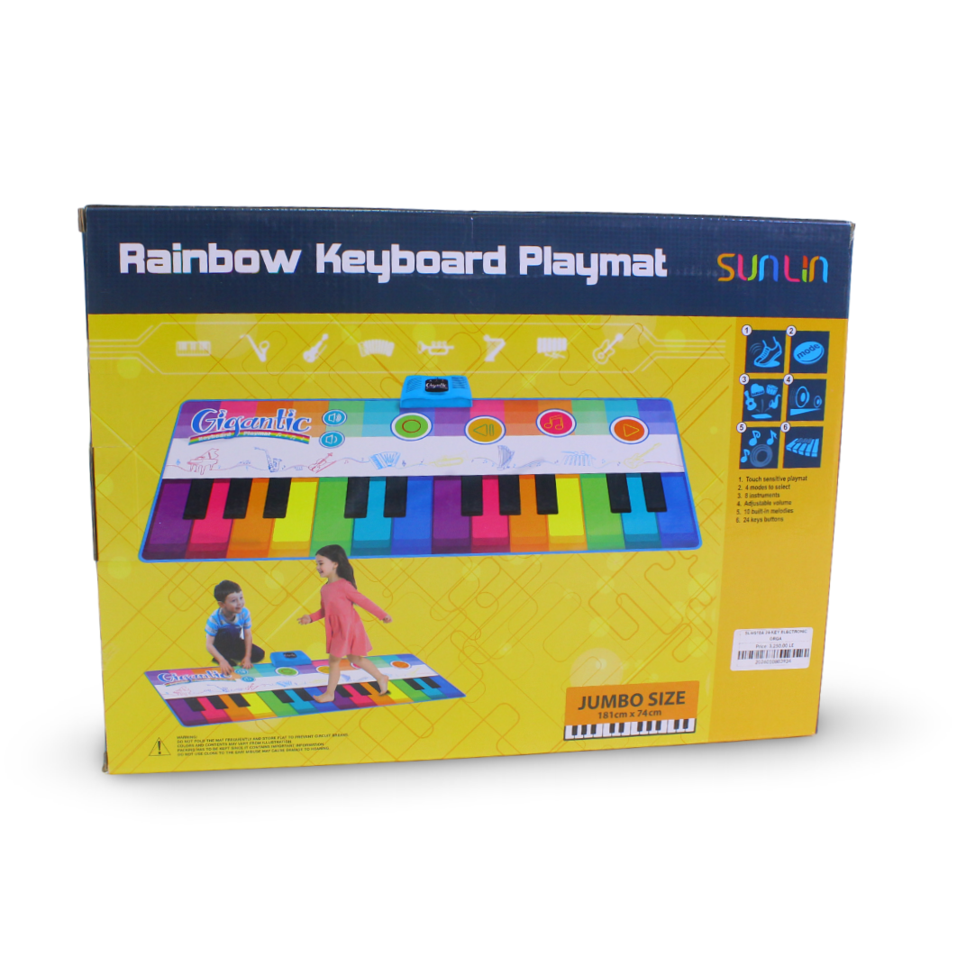 Sunlin Rainbow Keyboard Playmat