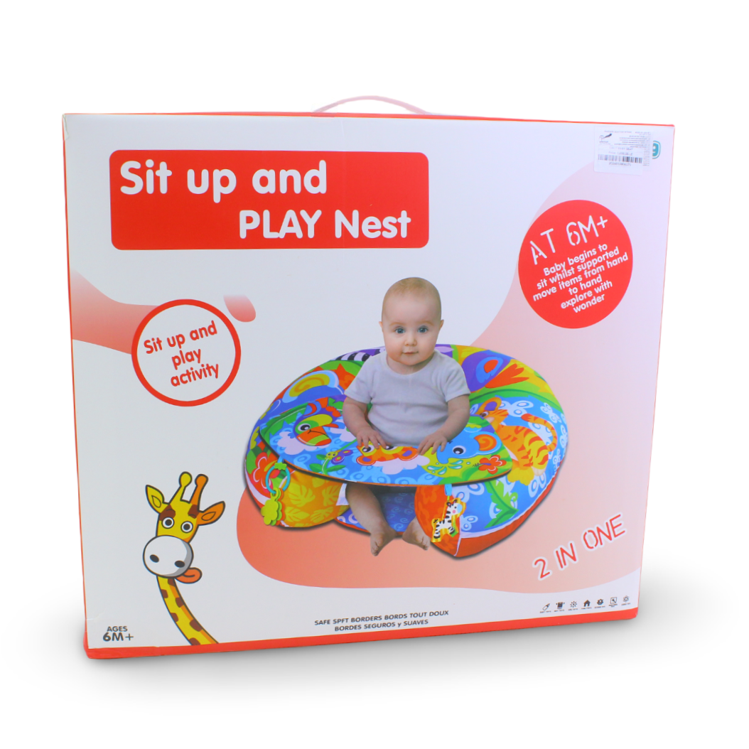 Meying Sit up and Play Nest 2-in-1 Baby Seat and Play Area