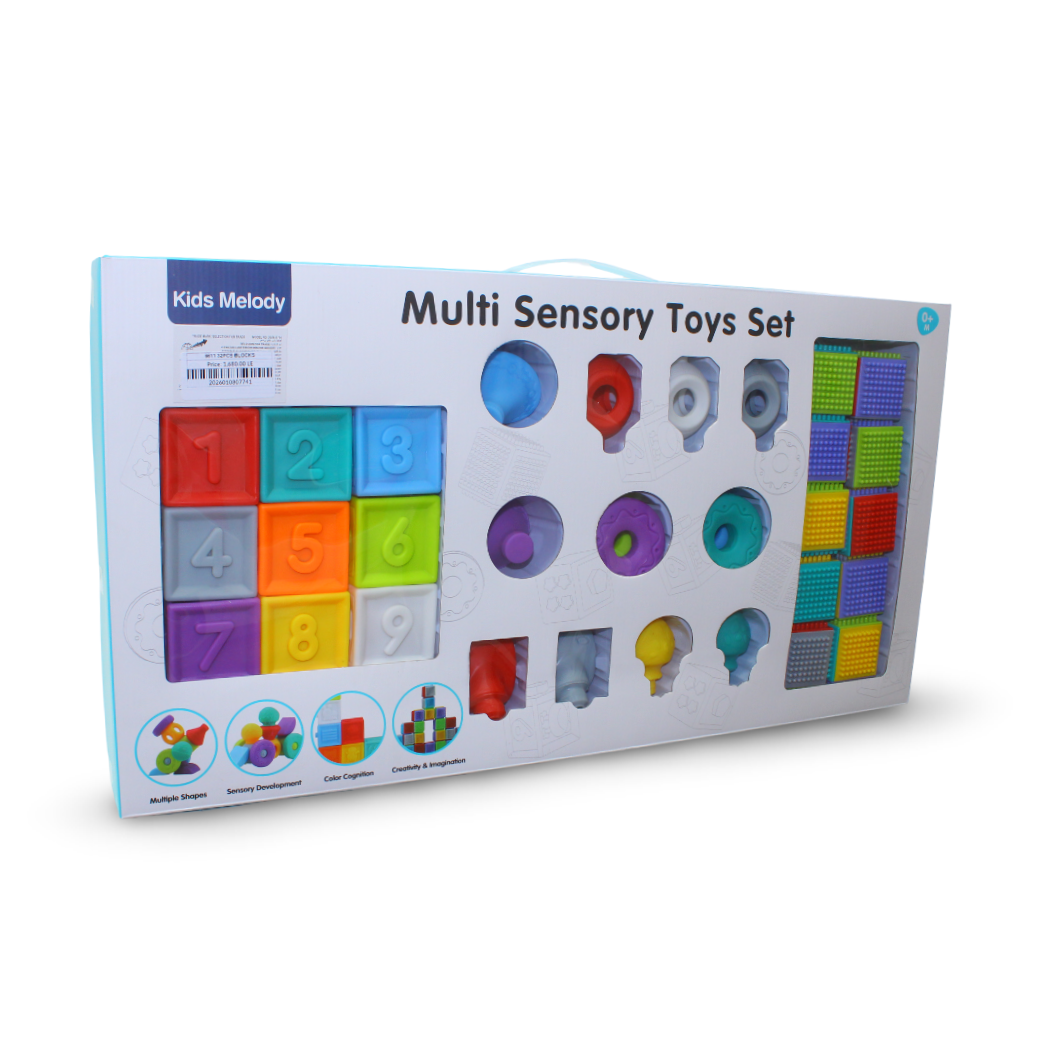 Kids Melody Multi Sensory Toys Set – 32 Pcs