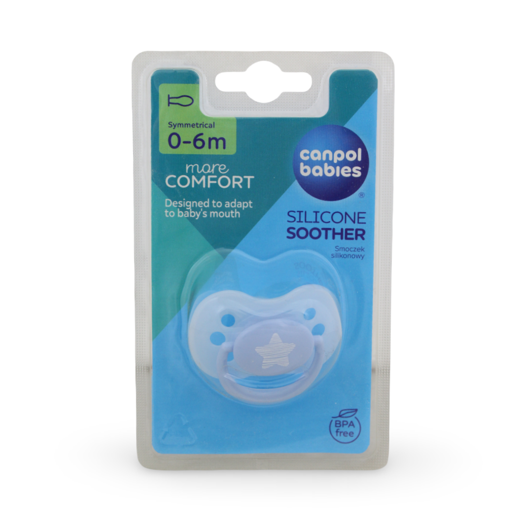 Canpol Babies Silicone Soother 0-6m – Baby Blue
