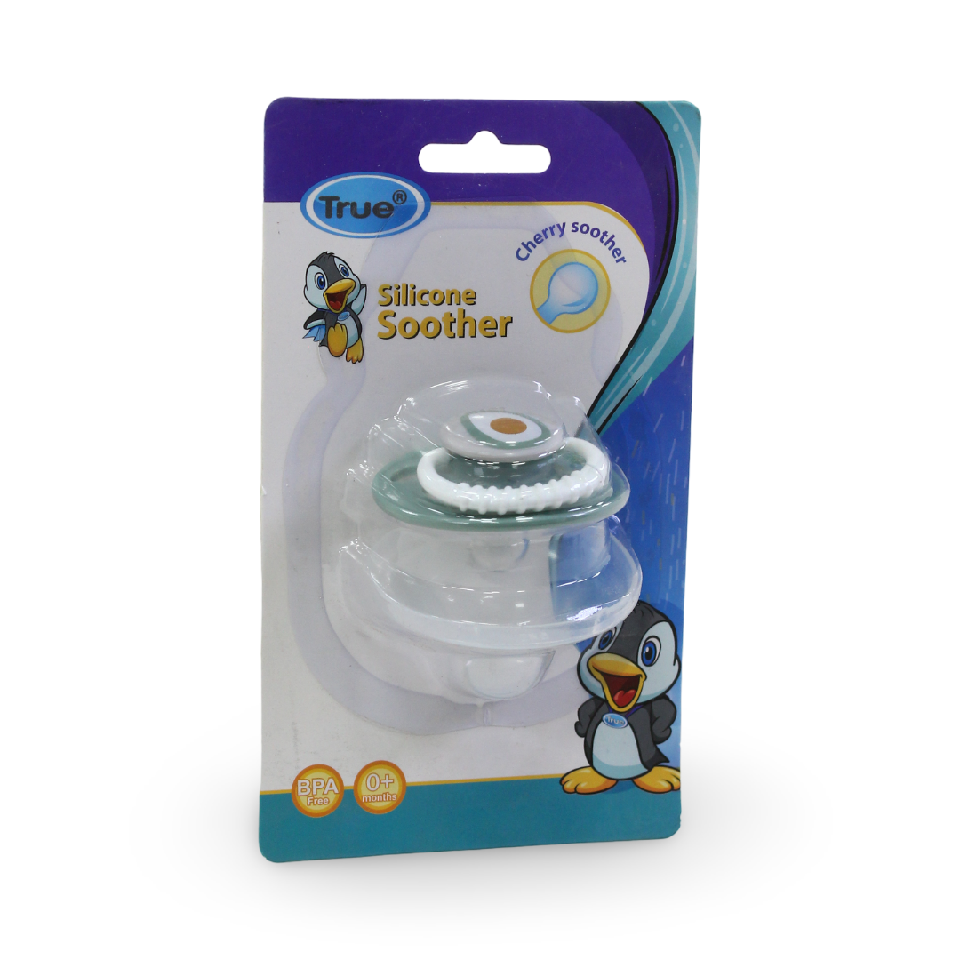 True Round Silicone Pacifier Size 0m+ - Baby Essentials