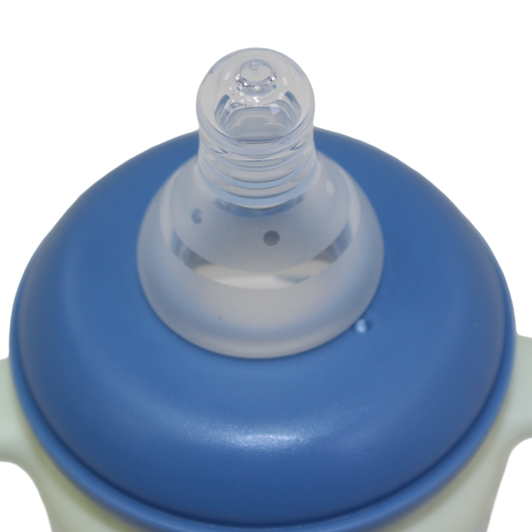 True Gold Standard Feeding Bottle with Handles 260ml 3m+ – Blue