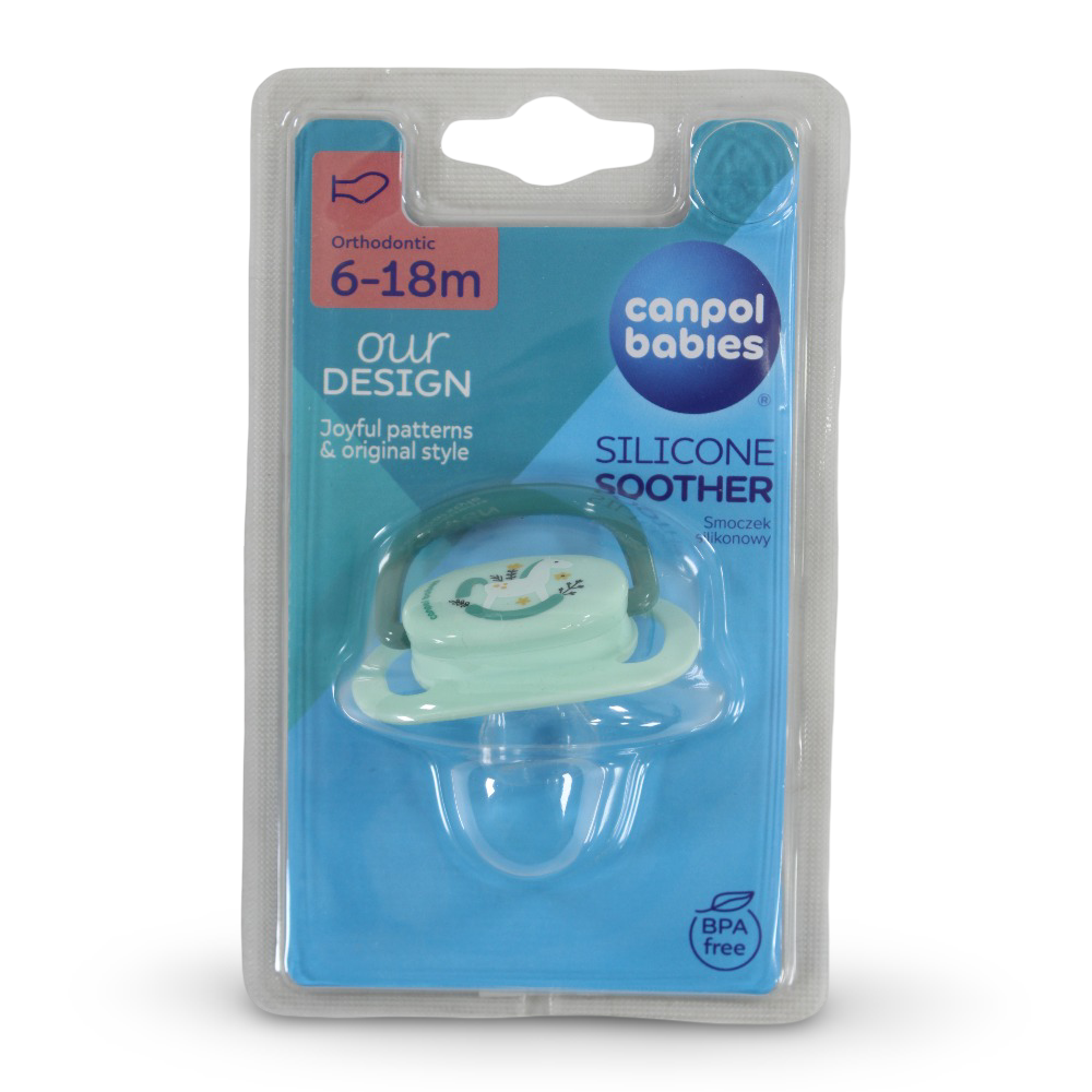 Canpol Babies Orthodontic Silicone Soother ( 6–18 Months ) - Baby Essentials