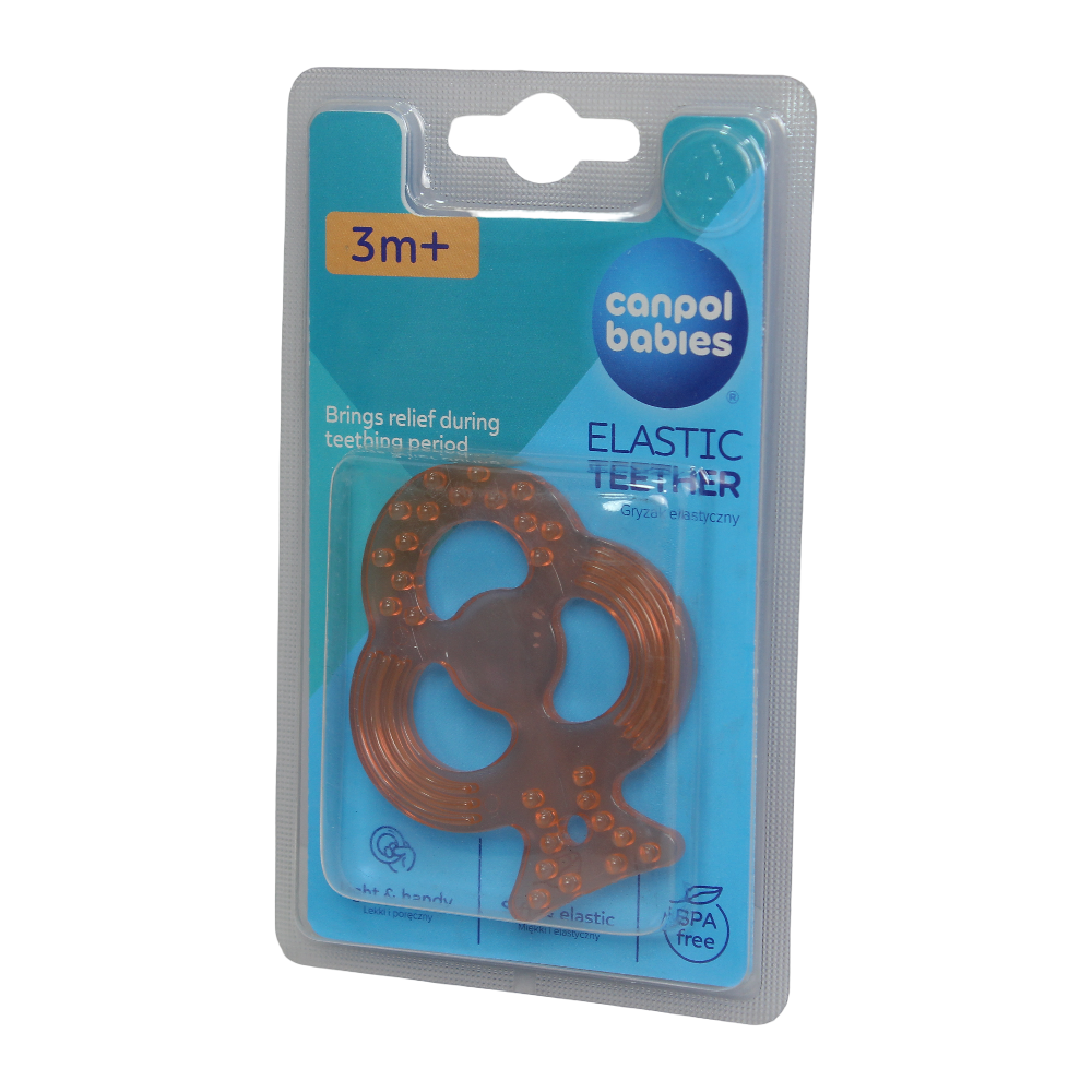 Canpol Babies Elastic Teether – Orange - Baby Essentials