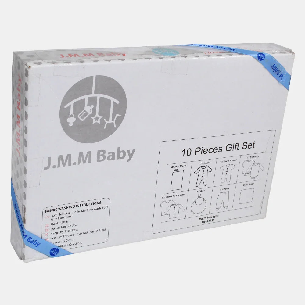 Space Boy Themed Baby Boys Gift Box - 10 Pcs (3-6m)