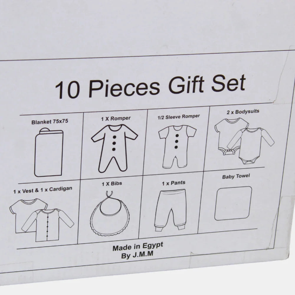 Space Boy Themed Baby Boys Gift Box - 10 Pcs (3-6m)