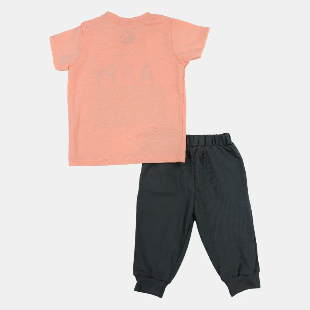 Baby Boys Cotton Pajama Set – Multicolor